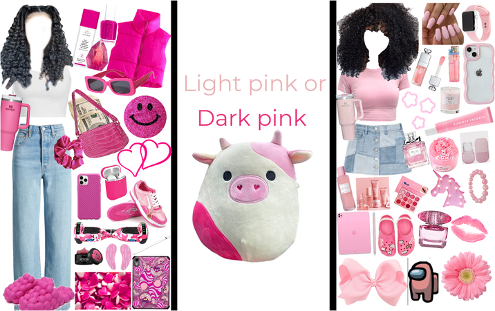 dark pink or light pink ?