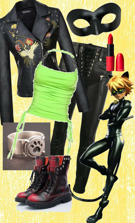 Laundry Room with Chat Noir