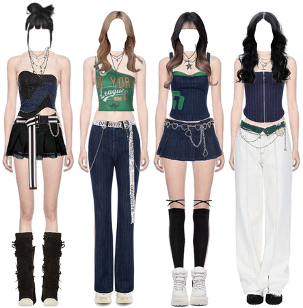 kpop girl group outfit