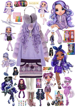 Rainbow High: Purple Doll