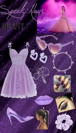 Speak Now outfit!! 💜🟣🟪🟣💜