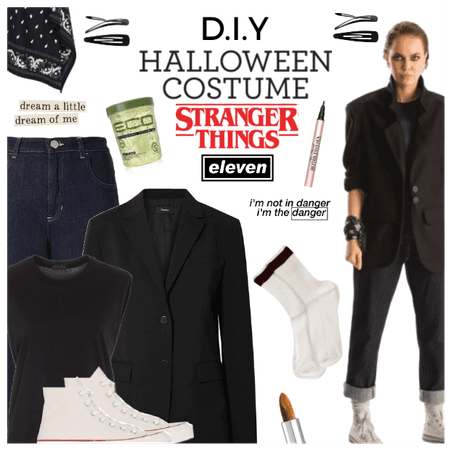 DIY Halloween Costume Stranger Things Eleven