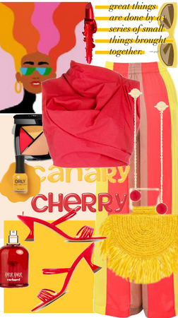 CC Cherry Red and Canary Yellow