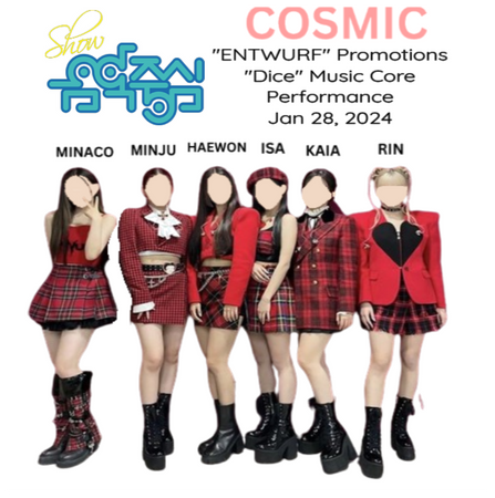 Cosmic (우주) 'Dice' Music Core Stage