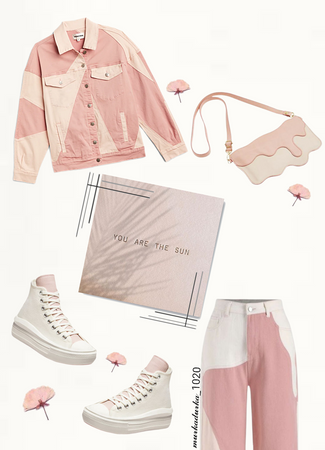 pink denim style