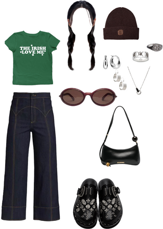 cool girl st paddy’s day