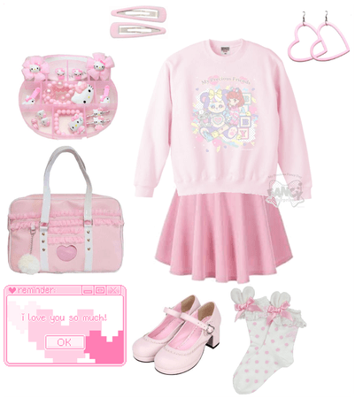 pink kawaii outfit