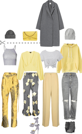 Grey and Yellow