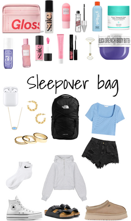 what’s in my sleepover bag?