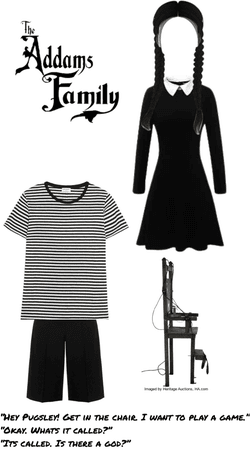 Wednesday and Pugsley. Addams Family