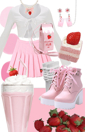 🍓 pink strawberries 🍓