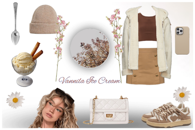 Ice Cream Outfit (Vanilla)
