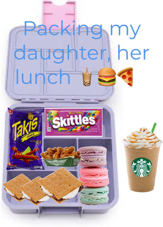 packing my daughter lunch for school