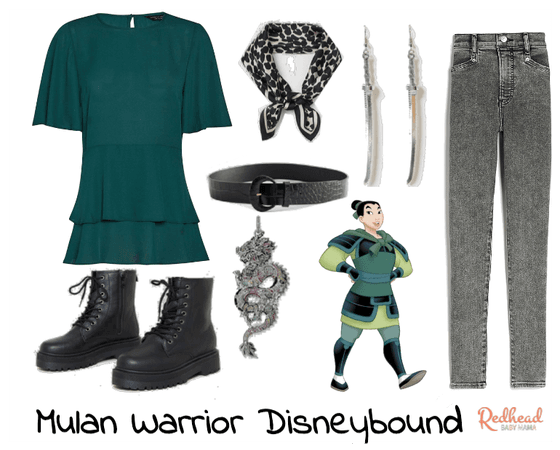 Mulan Disneybound Armor Look