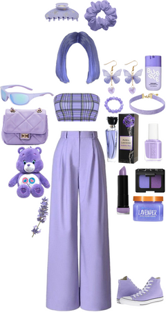 lilac outfit