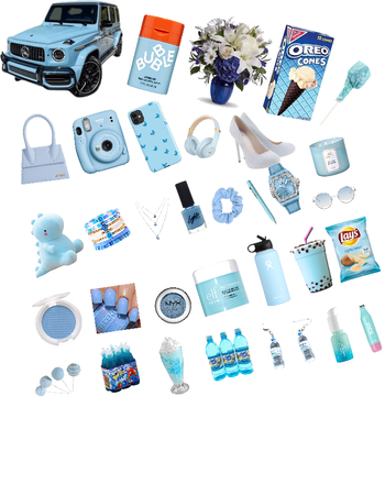 light blue items for school
