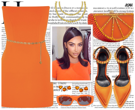 Orange Dress Outfit