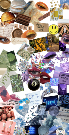 Collage of just the things in the mood section