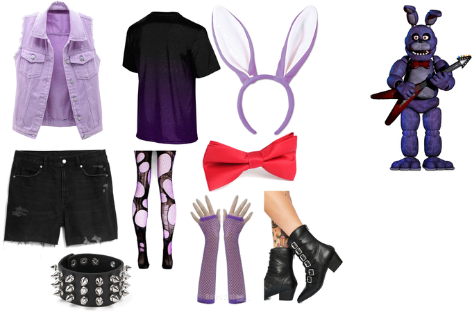 Bonnie the Bunny humanoid cosplay