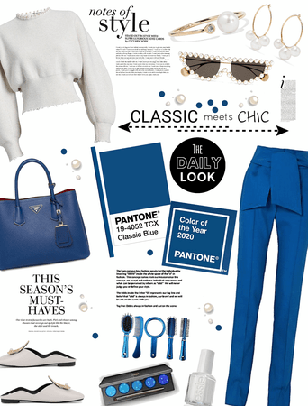 Classic meets chic.  Pantone color of the year 2020
