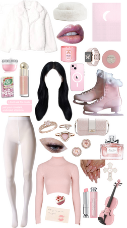 Pink Ice Skating Outfit