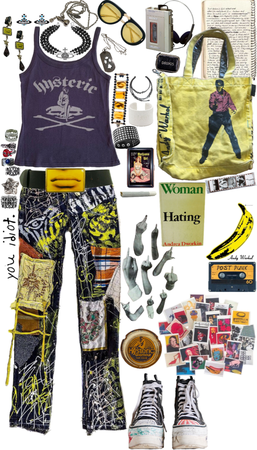 chaotic hysteric glamour look