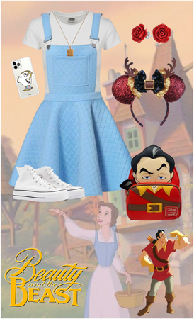 Beauty and the Beast Belle/Gaston Little Town Disneybound