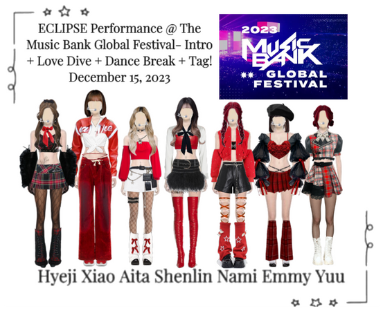 ECLIPSE Performance @the MusicBank Global Festival