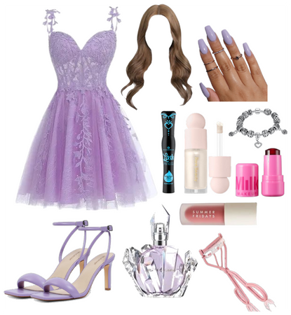 Perfect Purple Prom Outfit!