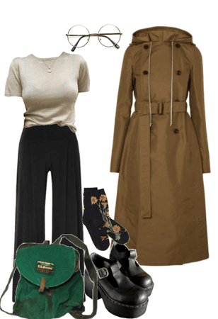 trench coat style
