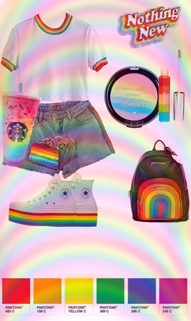 rainbow look 🌈/look arcoiris 🌈