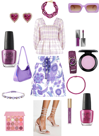 Purple Spring and Summer Outfit