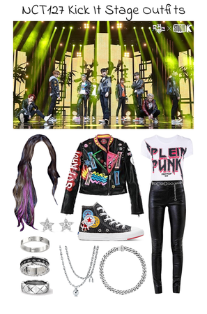nct127 kick it stage outfits