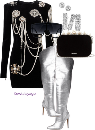 Denim & Diamonds. Fashion Collage by DanielleJevette created on Polyvore