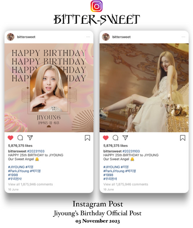 BITTER-SWEET 비터스윗 Jiyoung’s Birthday