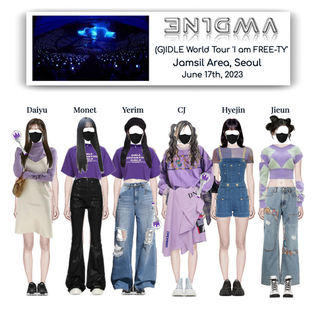 3N1GM4 (에니그마) @ (G)I-DLE WORLD TOUR 20230617