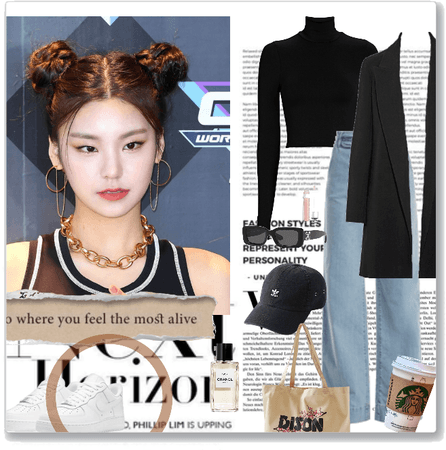 yeji outfit airport