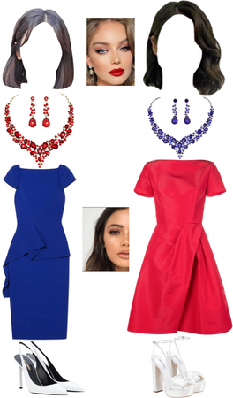 Blue and Red prom