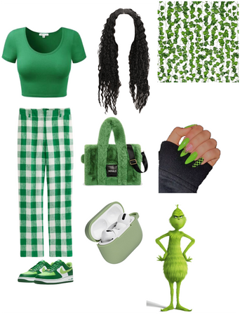 Green baddie outfit