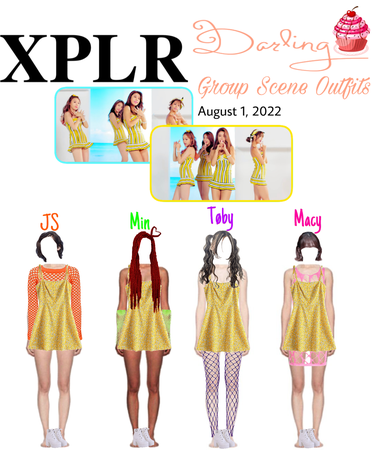 XPLR “Darling” M/V Group Scene Outfits