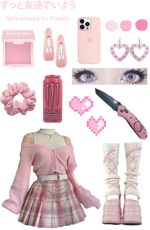 Soft pink girl