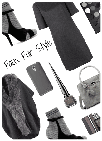 50 Shades of Grey-Faux Fur style