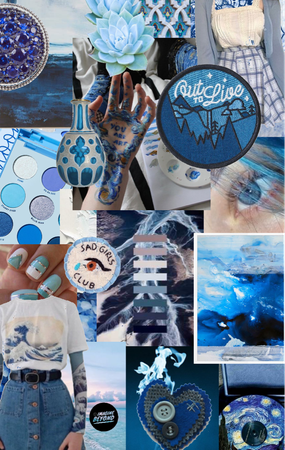 Shades Of Blue Aesthetic Wallpaper