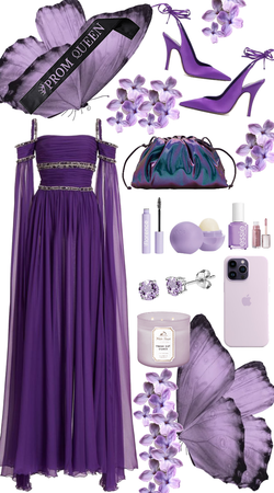 Prom Queen in Purple
