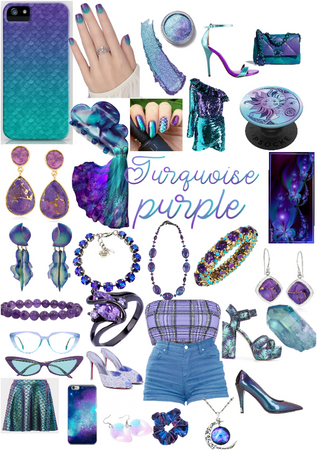 Turquoise &Purple
