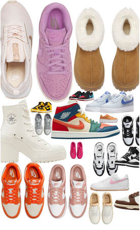 shoe collage