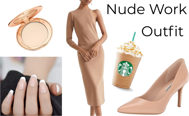 nude work outfit