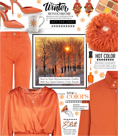 Orange Winter Monochrome