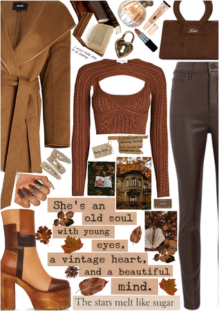 when in doubt wear brown it’s the new black xox