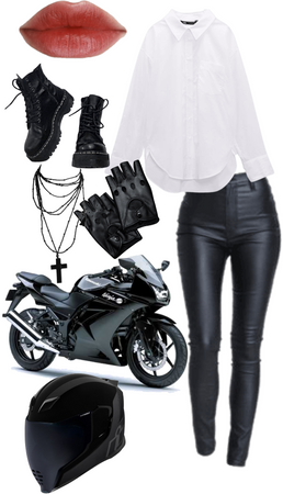 motorcycle  black
